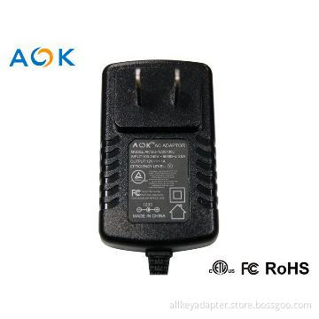 12W  US plug AC DC converter 12V 1A adapter with UL FCC certificate